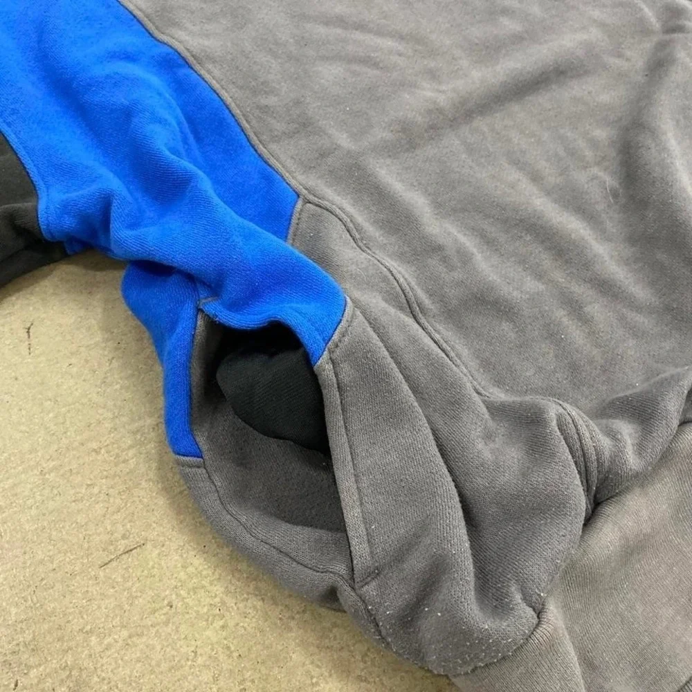 Vintage 80s Nike Sportswear Colorblock Crewneck Sweatshirt 4 Toned Size Large - Picture 6 of 8